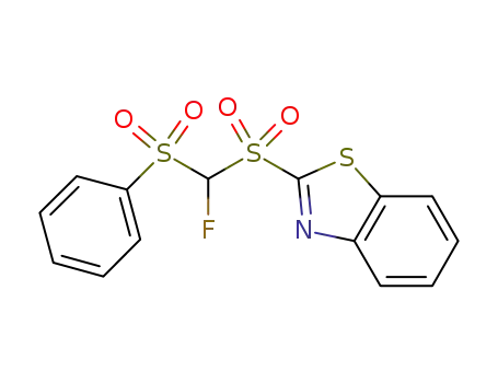 (1,3-benzothiazol-2-ylsulfonyl)fluoromethyl phenyl sulfone