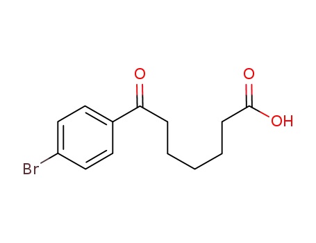 Molecular Structure of 898787-83-2 (7-(4-BROMOPHENYL)-7-OXOHEPTANOIC ACID)