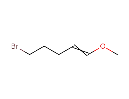 Molecular Structure of 93136-28-8 (1-Pentene, 5-bromo-1-methoxy-, (Z)-)