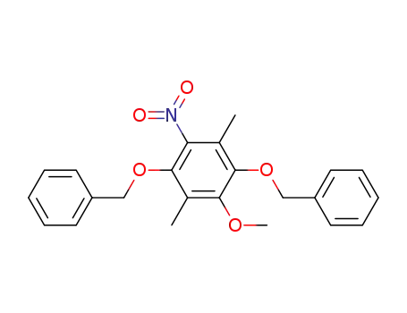 2-methoxy-3,6-dimethyl-5-nitrohydroquinone dibenzyl ether