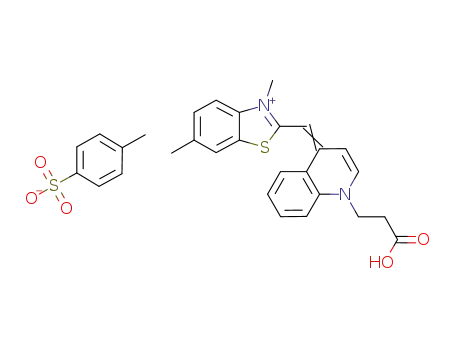 C<sub>7</sub>H<sub>7</sub>O<sub>3</sub>S<sup>(1-)</sup>*C<sub>22</sub>H<sub>21</sub>N<sub>2</sub>O<sub>2</sub>S<sup>(1+)</sup>