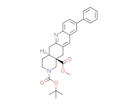 2-tert-butyl 12a-methyl (4aS,12aR)-1,2,3,4,4a,5,12,12a-octahydro-9-phenylpyrido[3,4-b]acridine-2,12a-dicarboxylate