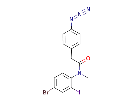 2-(4-azidophenyl)-N-(4-bromo-2-iodophenyl)-N-methylacetamide