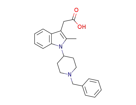 [2-methyl-1-(1-benzyl-piperidin-4-yl)-1H-indol-3-yl]-acetic acid