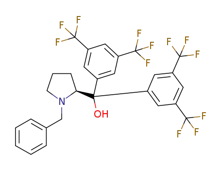 (S)-(1-benzylpyrrolidin-2-yl)bis(3,5-bis(trifluoromethyl)phenyl)methanol