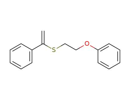 (2-phenoxyethyl)(1-phenylvinyl)sulfane