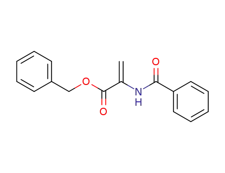 2-Propenoic acid, 2-(benzoylamino)-, phenylmethyl ester