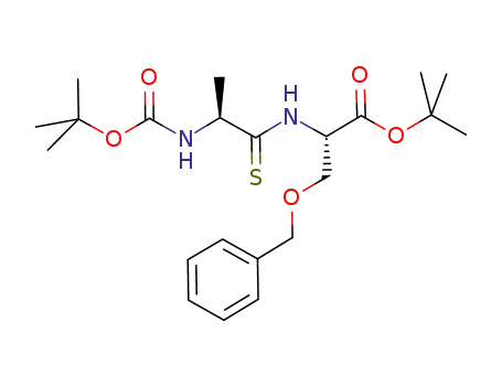 (S)-3-benzyloxy-2-((S)-2-tert-butoxycarbonylaminothiopropionylamino)propionic acid tert-butyl ester