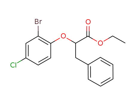 ethyl 2-(2-bromo-4-chlorophenoxy)-3-phenylpropanoate