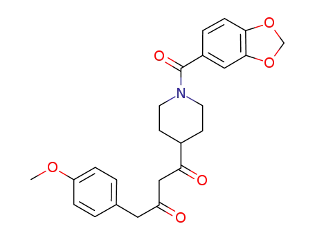 1-[1-(1,3-benzodioxol-5-ylcarbonyl)piperidin-4-yl]-4-(4-methoxyphenyl)butane-1,3-dione