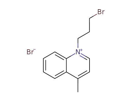 Quinolinium, 1-(3-bromopropyl)-4-methyl-, bromide
