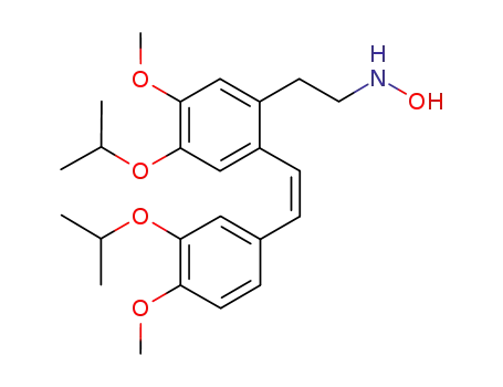 (Z)-2-[-2-(3-isopropoxy-4-methoxystyryl)-4-isopropoxy-5-methoxyphenyl]-N-hydroxyethanamine