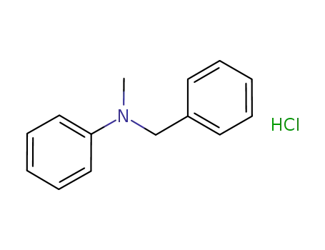 Molecular Structure of 90097-08-8 (Benzenemethanamine, N-methyl-N-phenyl-, hydrochloride)
