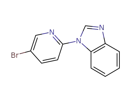 Molecular Structure of 1043906-08-6 (1-(5-bromopyridin-2-yl)-1H-benzimidazole)