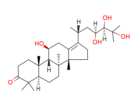 (5R,8S,9S,10S,11S,14R)-11-Hydroxy-4,4,8,10,14-pentamethyl-17-((2R,4S,5R)-4,5,6-trihydroxy-6-methylheptan-2-yl)-1,2,4,5,6,7,8,9,10,11,12,14,15,16-tetradecahydro-3H-cyclopenta[a]phenanthren-3-one