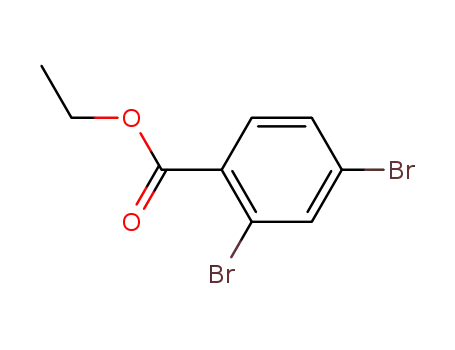 Molecular Structure of 438536-02-8 (ETHYL 2,4-DIBROMOBENZOATE)