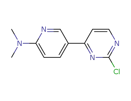 2-chloro-4-(6-dimethylaminopyridin-3-yl)pyrimidine