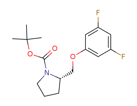 (S)-tert-butyl 2-(3,5-difluorophenoxymethyl)pyrrolidine-1-carboxylate