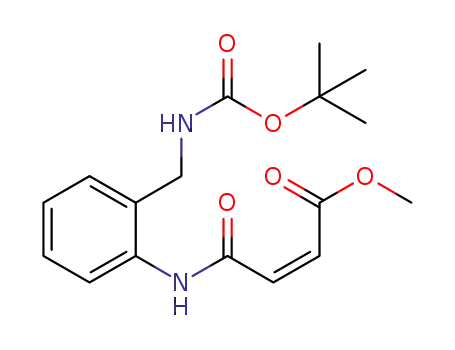 (Z)-methyl 4-(2-((tert-butoxycarbonylamino)methyl)-phenylamino)-4-oxobut-2-enoate