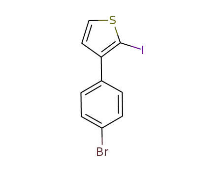 1-bromo-4-(2-iodo-3-thienyl)benzene