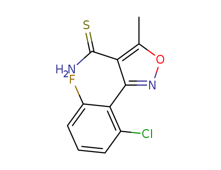 3-(2-CHLORO-6-FLUOROPHENYL)-5-METHYLISOXAZOLE-4-CARBOTHIOAMIDE