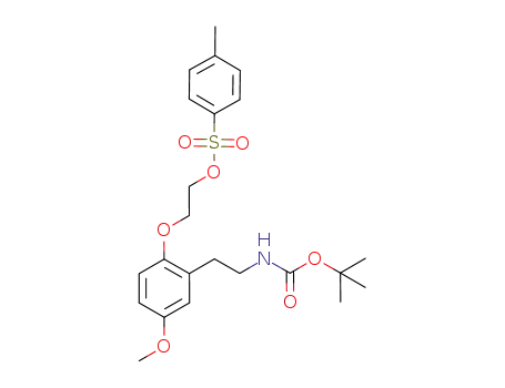 N-(tert-butoxycarbonyl)-2-[5-methoxy-2-(2-p-toluenesulfonyloxyethoxy)phenyl]ethylamine