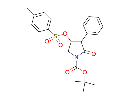 tert-butyl 2,5-dihydro-2-oxo-3-phenyl-4-(tosyloxy)-1H-pyrrole-1-carboxylate