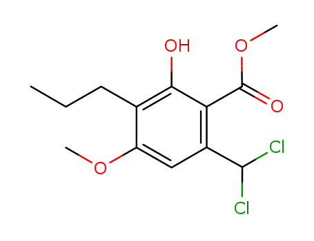 6-dichloromethyl-2-hydroxy-4-methoxy-3-propylbenzoic acid methyl ester