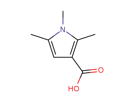 Molecular Structure of 175276-50-3 (1,2,5-TRIMETHYL-1H-PYRROLE-3-CARBOXYLIC ACID)