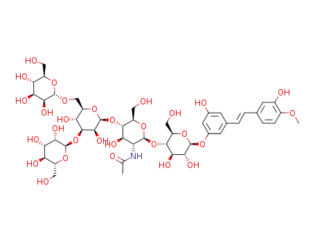 Molecular Structure of 1093135-92-2 (C<sub>47</sub>H<sub>67</sub>NO<sub>29</sub>)