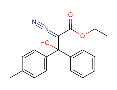 ethyl 2-diazo-3-hydroxy-3-(4-methylphenyl)-3-phenylpropanoate