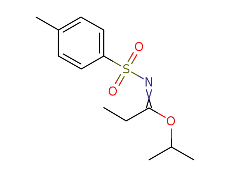Molecular Structure of 1174640-63-1 (isopropyl N-( p-toluenesulfonyl)propionimidate)
