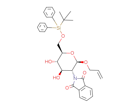 allyl 6-O-tert-butyldiphenylsilyl-2-deoxy-2-phthalimido-β-glucopyranoside