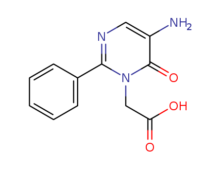 1(6H)-Pyrimidineaceticacid, 5-amino-6-oxo-2-phenyl-