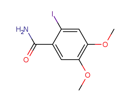Molecular Structure of 144709-20-6 (Benzamide, 2-iodo-4,5-dimethoxy-)