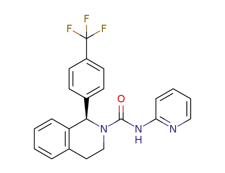 (R)-N-(pyridin-2-yl)-1-(4-(trifluoromethyl)phenyl)-3,4-dihydroisoquinoline-2(1H)-carboxamide