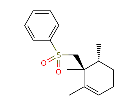 1-{[(1S,6R)-1,2,6-trimethylcyclohex-2-enyl]methylsulfonyl}benzene