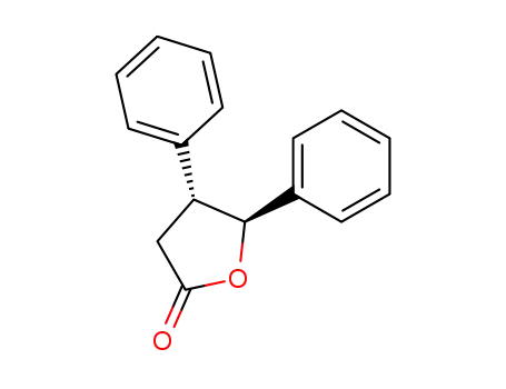Molecular Structure of 69573-46-2 (2(3H)-Furanone, dihydro-4,5-diphenyl-, cis-)