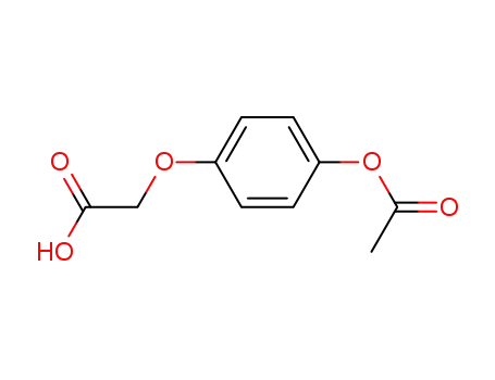 Molecular Structure of 20872-29-1 (4-ACETOXYPHENOXYACETIC ACID)