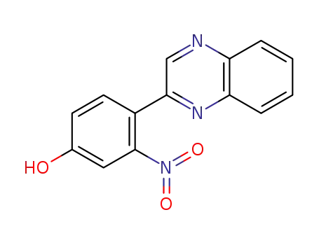 3-nitro-4-(quinoxalin-2-yl)phenol