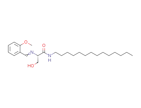 (S)-2-(2-methoxybenzylideneamino)-3-hydroxy-N-tetradecylpropanamide