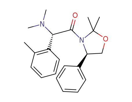 (2S,4'R)-N,N-dimethyl-2-(2',2'-dimethyl-4'-phenyl-1',3'-oxazolidin-3'-yl)-1-(2-methylphenyl)-2-oxo-ethanamine