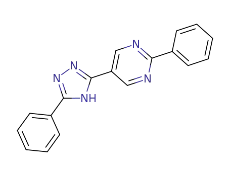 2-phenyl-5-(5-phenyl-4H-1,2,4-triazol-3-yl)pyrimidine