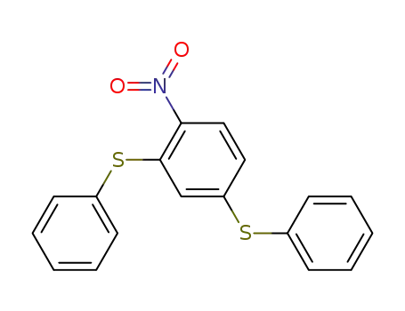 Molecular Structure of 62049-82-5 (Benzene, 1-nitro-2,4-bis(phenylthio)-)