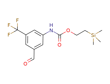 (3-formyl-5-trifluoromethylphenyl)carbamic acid 2-trimethylsilanylethyl ester