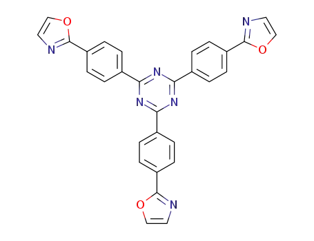 2,4,6-tri[p-(2-oxazolyl)-phenyl]-1,3,5-triazine