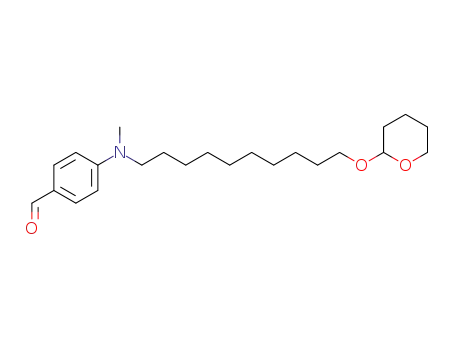4-(methyl(10-(tetrahydro-2H-pyran-2-yloxy)decyl)amino)benzaldehyde