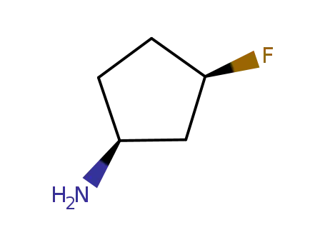 Molecular Structure of 932779-47-0 ((1S,3R)-3-fluorocyclopentan-1-aMine)