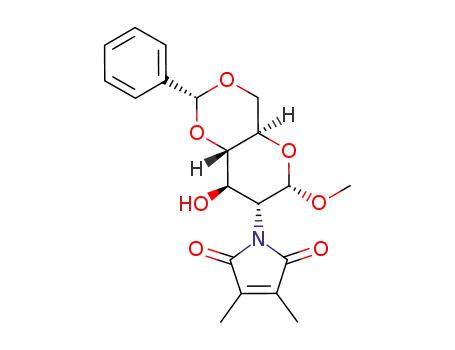 methyl 4,6-O-benzylidene-2-deoxy-2-dimethylmaleimido-α-D-glucopyranoside