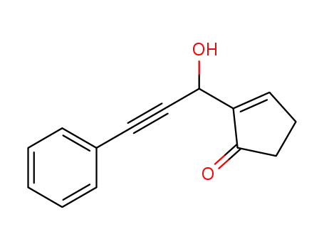 2-(1-hydroxy-3-phenylprop-2-yn-1-yl)cyclopent-2-enone